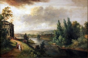 アシャッフェンブルク近くのシェーンブッシュ城 作： Christian Georg Schutz